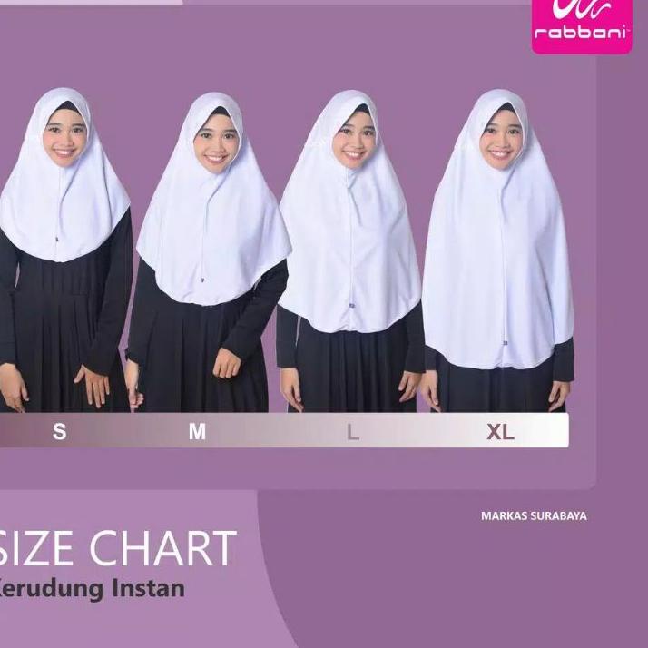 (ATC) Kerudung Rabbani Asli Hijab Instant Hemy Warna Basic Jilbab Rabani Ori