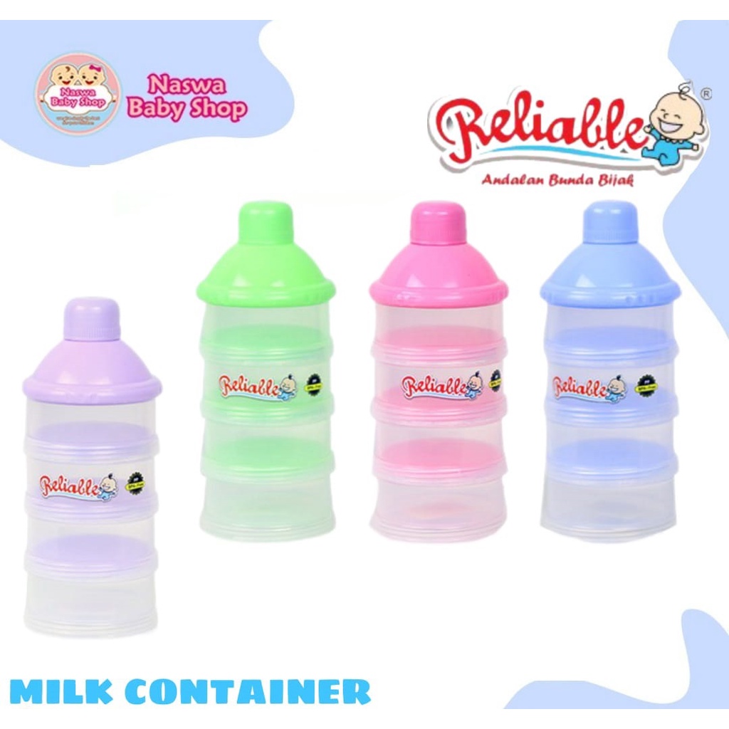 Reliable Milk Container Tempat Susu Bubuk Susun 4