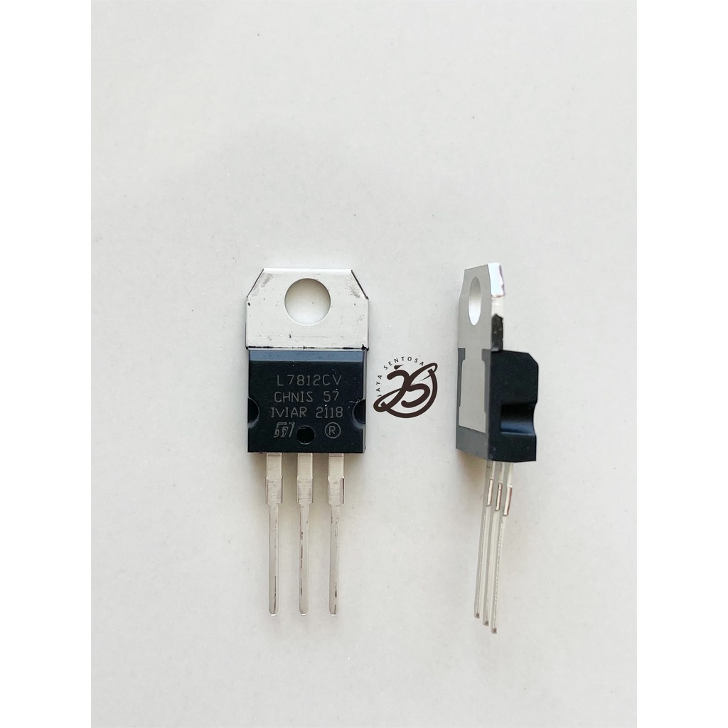 L7812 (1BUAH) IC VOLTAGE REGULATOR L7812CV L 7812 MERK ST MURAH