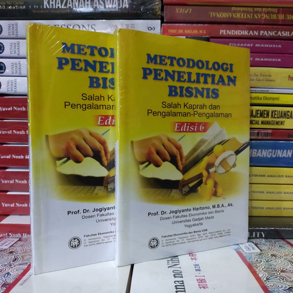 Jual Metodologi Penelitian Bisnis Edisi 6 Oleh Jogiyanto Hartono ...