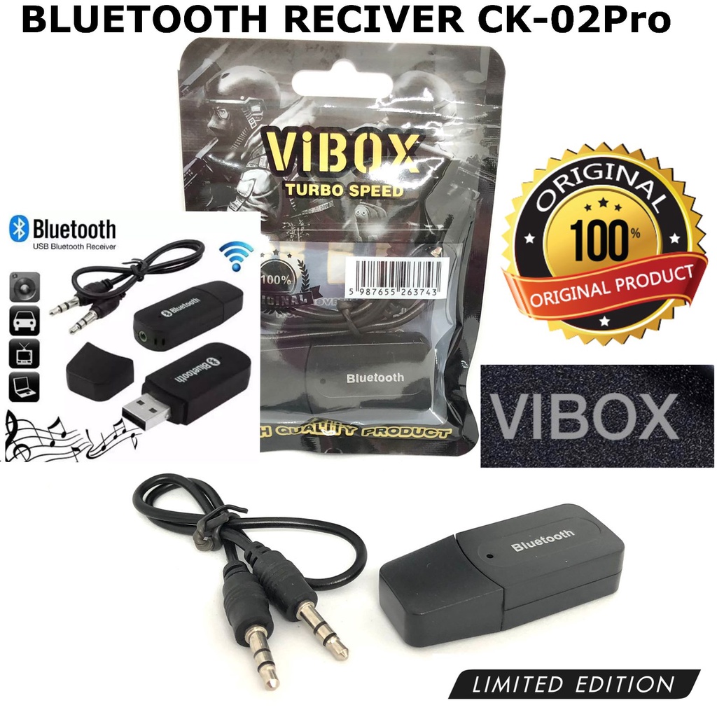 USB BLUETOOH MUSIC RECEIVER VIBOX VB-06 / CK06 / CK02 ORIGINAL ADAPTER MUSIC TANPA KABEL BMR