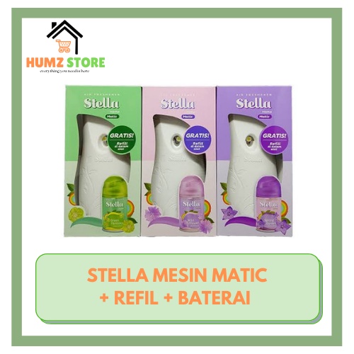 STELLA MATIC MESIN OTOMATIS PENGHARUM PEWANGI RUANGAN WC TOILET STELLA