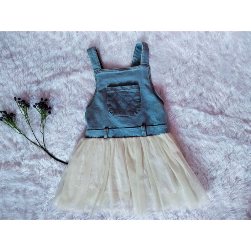 OVERALL TUTU JEANS ANAK