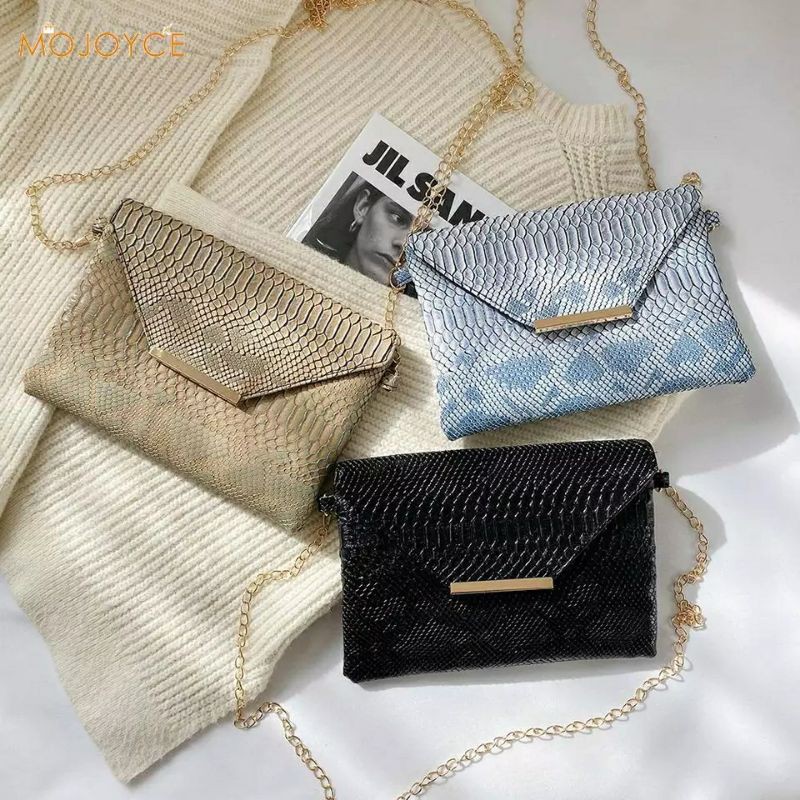 Tas wanita kulit ular import