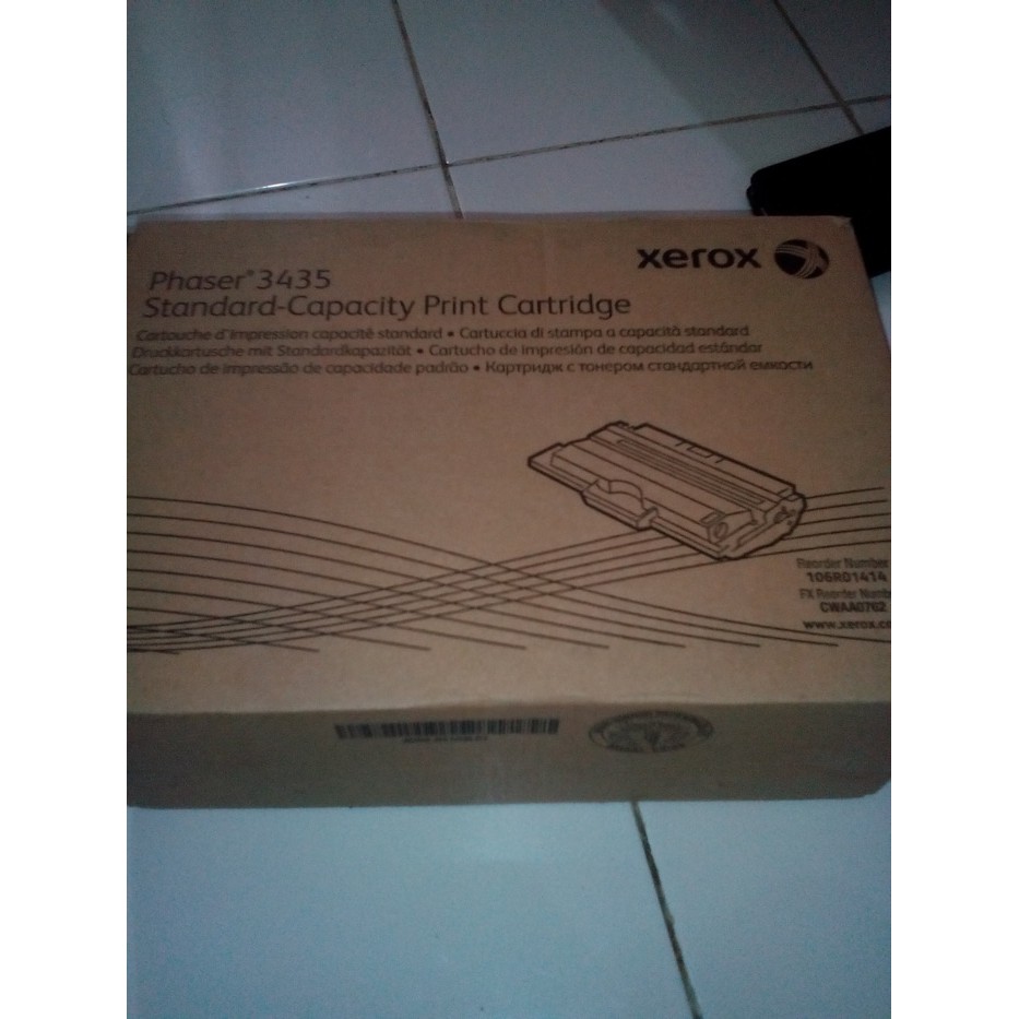 Toner fuji xerox 3434 standart capacity / Fuji Xerox CWAA0762