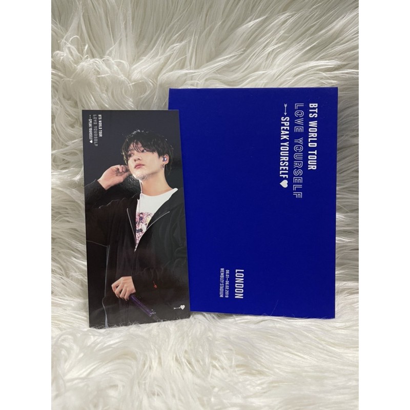 BTS DVD LONDON BOOKMARK JUNGKOOK