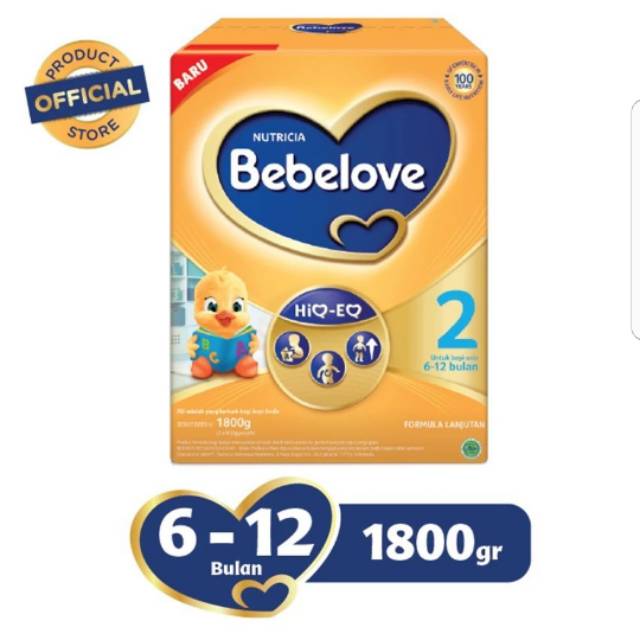 

Bebelove 2 1800gram (kemasan baru)
