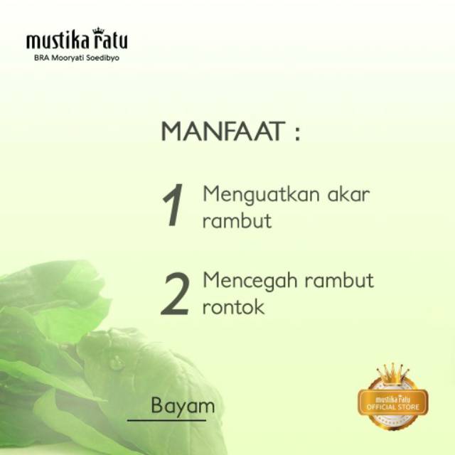 SHAMPO BAYAM MUSTIKA RATU 175 ML ~ PROMOOOO MUSTIKA RATU SHAMPO BAYAM 175 ML