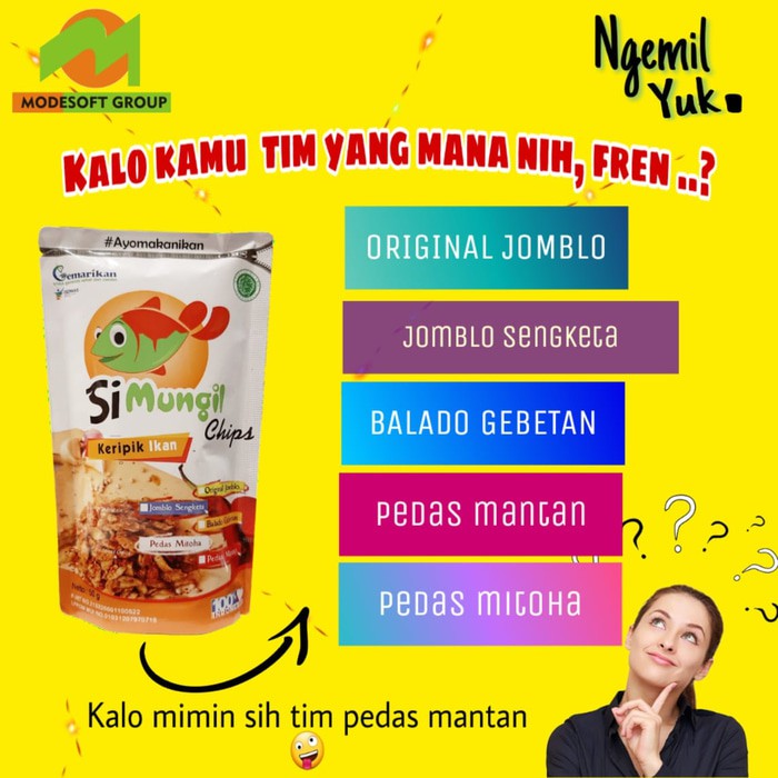 

Chips Keripik Ikan Simungil 93grm