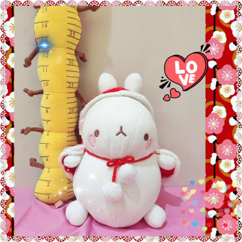 Boneka Molang Jubah Merah Cantik