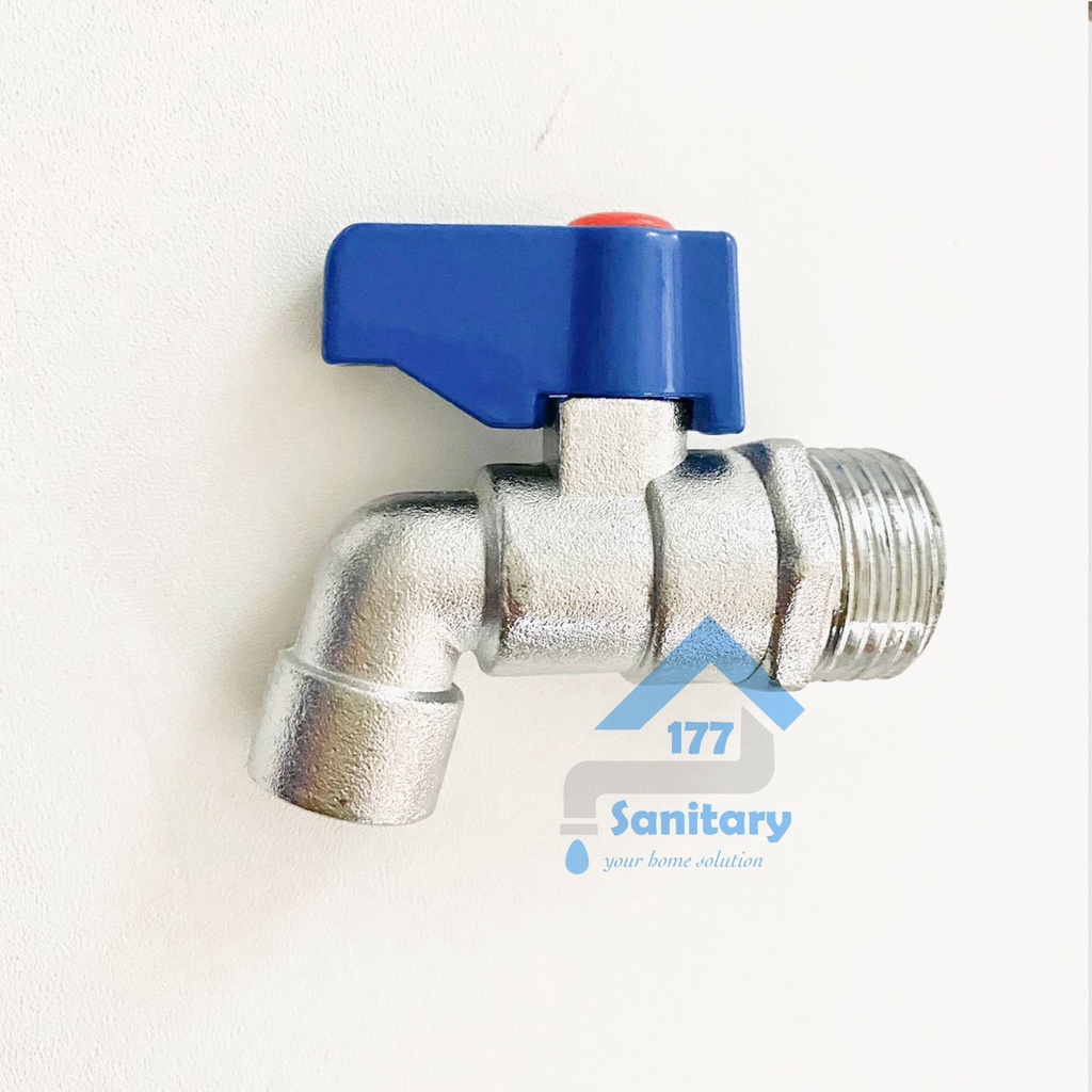 Keran air Mini Tembok 3/4 inch TM34-kran air bola valve cebol kecil garasi gudang taman mungil small faucet pendek /i25