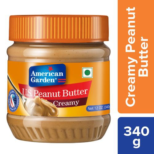 

American Garden Creamy Chunky Peanut Butter Breakfast Food Bread Toast Jam Spread Selai Kacang Tanah