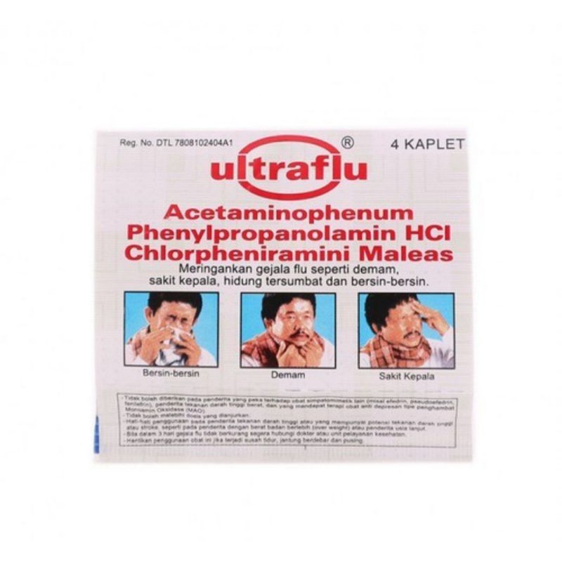 Ultraflu PE - Isi 4 Tablet