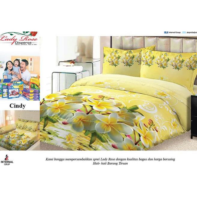 Sprei Lady Rose 180 X 200 Cindy ( King Size )