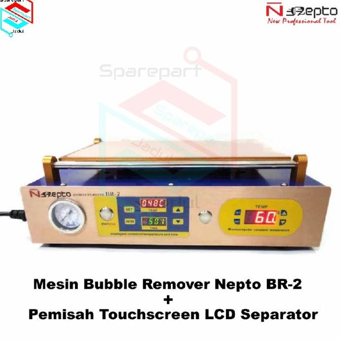 Mesin Bubble Remover Nepto BR-2 + Pemisah Touchscreen LCD Separator