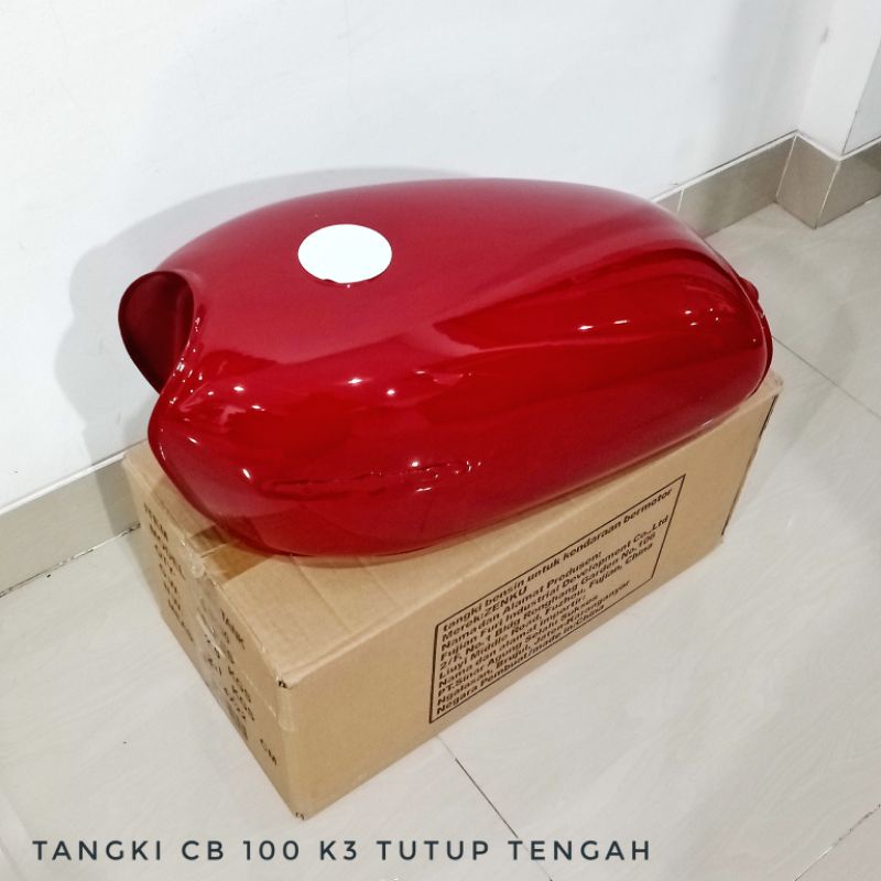 TANGKI CB 100 K3 TUTUP TENGAH MERAH TANGKY TENGKI BENSIN CB 100 KUALITAS IMPORT