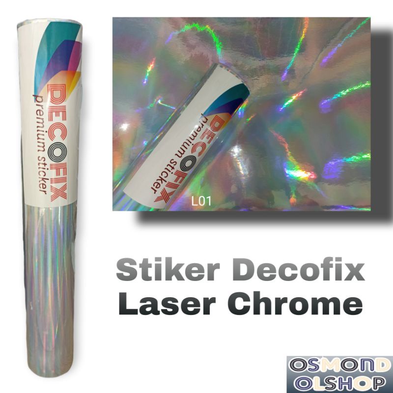Stiker Scotlite Decofix Laser Chrome (Roll)