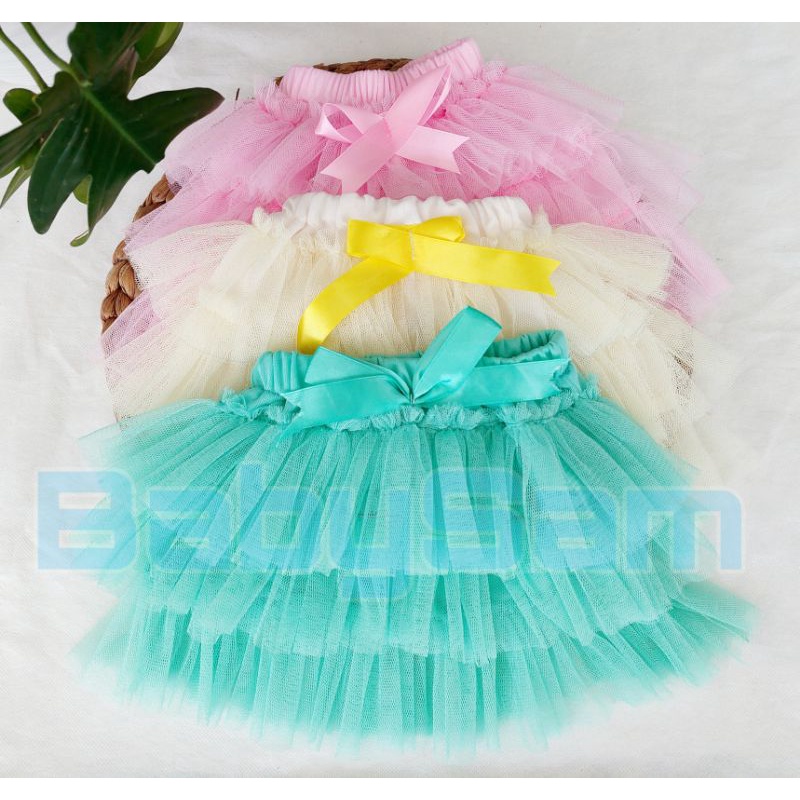 Rok Tutu Anak 2bln-1thn || Rok Tutu Bayi || Tutu Bayi 3 Susun