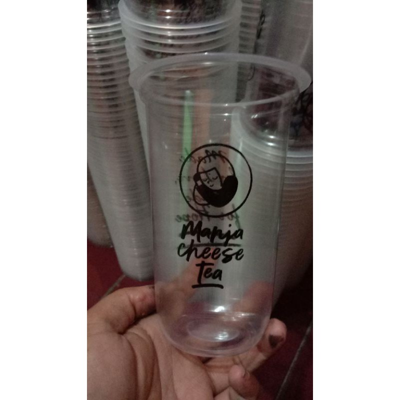 Cup Sablon Starindo OVAL 18oz 8 gram minimal order 500pcs