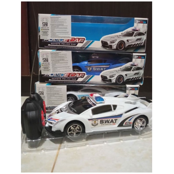 mainan mobil remote control POLISI REMOT MODEL RACING berlampu / mobil RC SPORT CAR SPEED