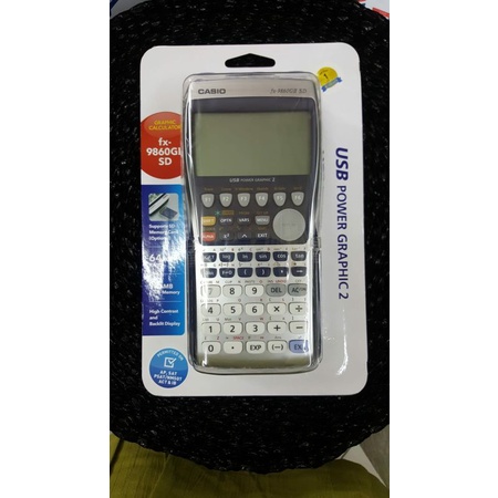 

CASIO GRAFIC DATA COMMUNICATION FX 9860II SD PERSONAL COMPUTER ASLI MANTAP