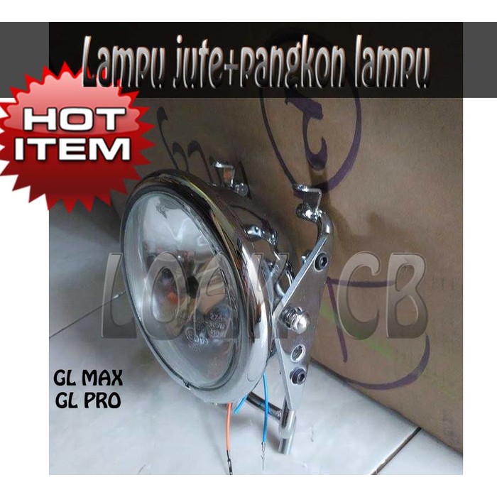 Lampu Depan Jute Set Pangkon Lampu Tralis Gl Max Gl Pro Shopee Indonesia