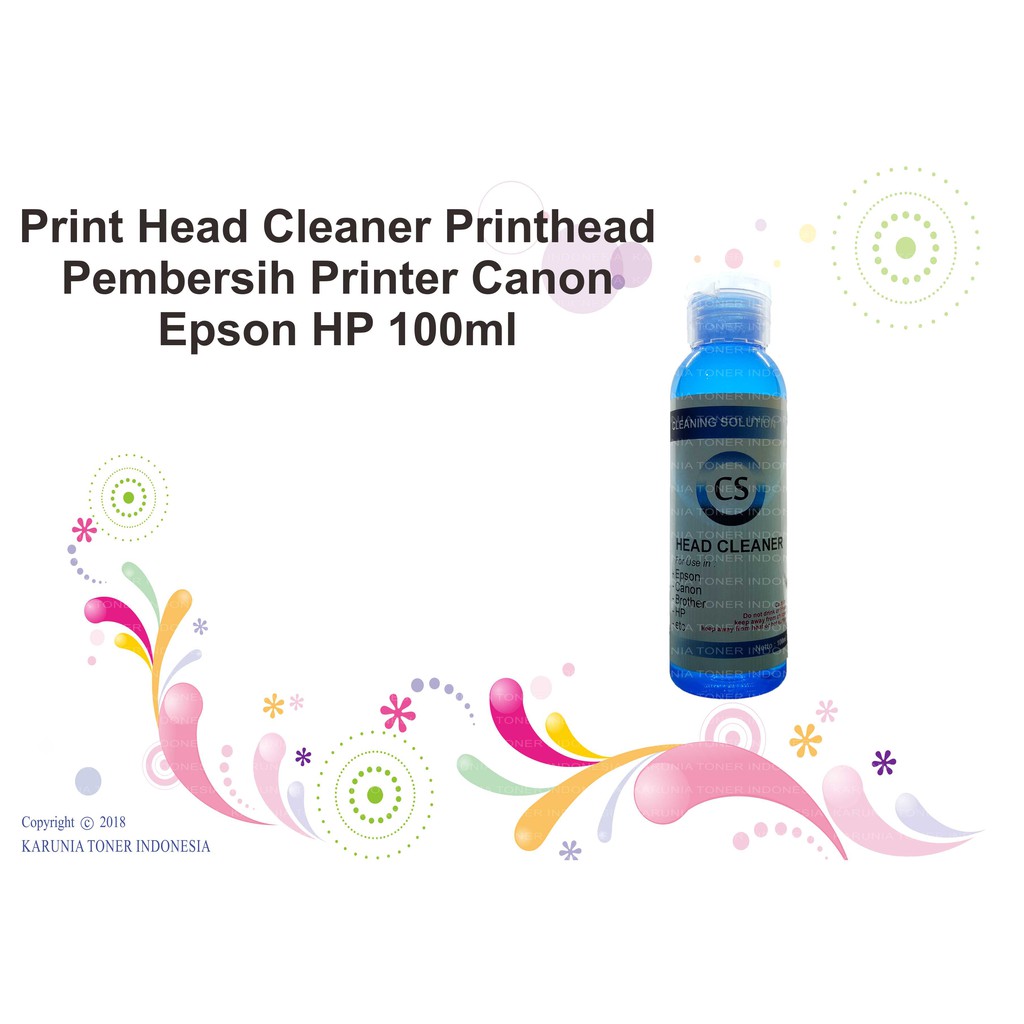 Print Head Cleaner Printhead Pembersih Printer Canon Epson HP 100ml