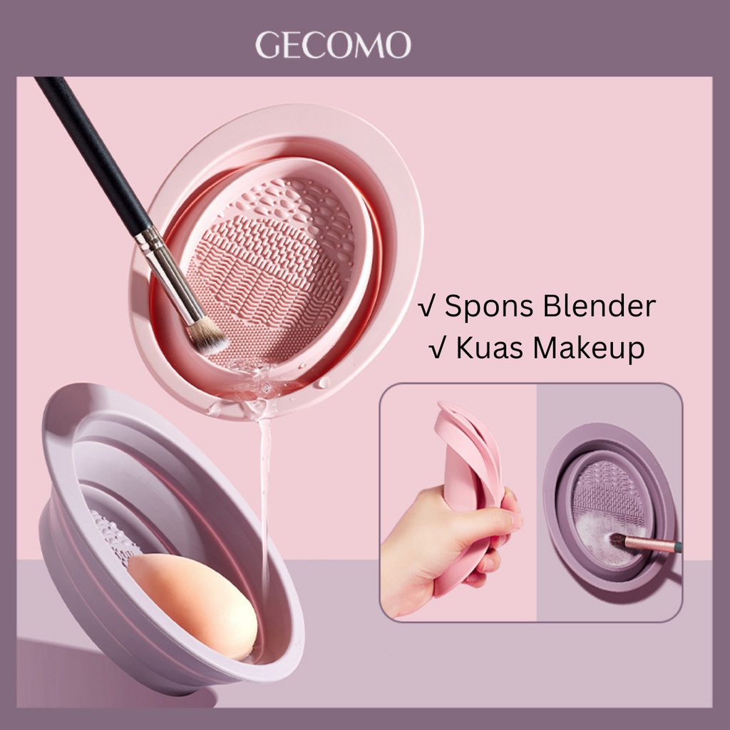 Citadeal - Pembersih Makeup Brush, Silicone Pad, Papan Silikon Pembersiah Kuas Makeup