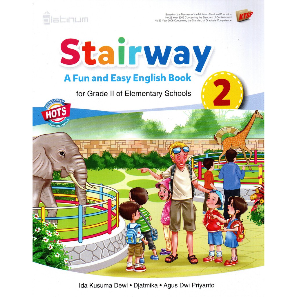 Buku Bahasa Inggris Kelas 1 2 3 4 5  6 / Bahasa Inggris SD / Buku Stairway SD / PLATINUM HOTS-2