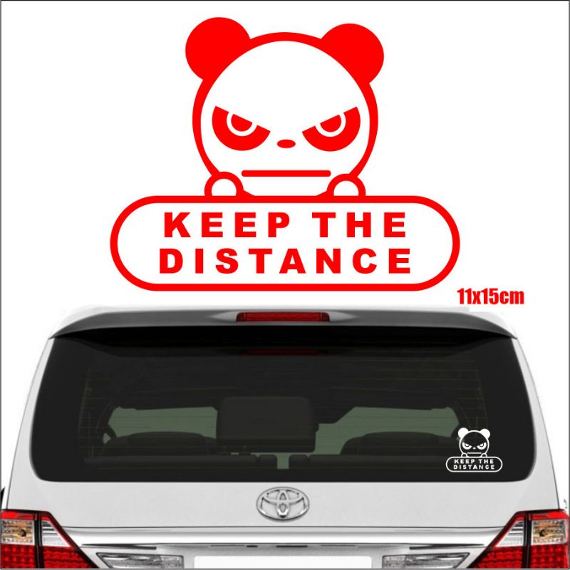 

Stiker Keep The Distance Stiker Jaga Jarak