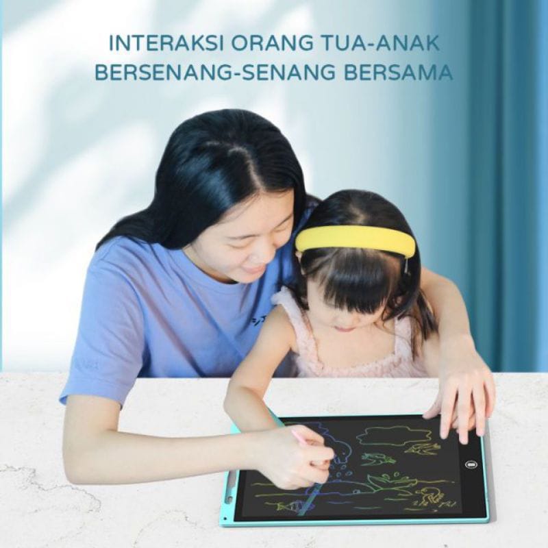 (HJ_888)LCD Writing Tablet Papan Tulis Untuk Anak Dewasa / Writing Pad /Drawing Pad / LCD  12 Inch Writing And Drawing Tablet