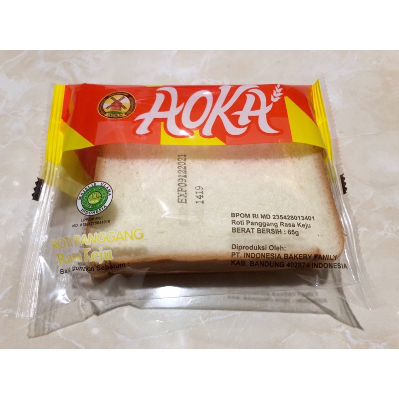 Roti Panggang Aoka Enak Lezat dan Awet Cocok untuk Cemilan Keluarga-keju