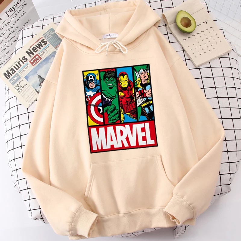 Hoodie Marvel Wanita Oversize Korea Tebal Sweater Oversize Wanita Korean Style Jumbo Ori Jaket Hoodie Wanita Korean Style Anak Hodie Oversize Korean Style Wanita Hoddie Cewek Oversize Korean Style Hoodie Cewek Kekinian Murah Ukuran XL Switer Wanita Jumbo