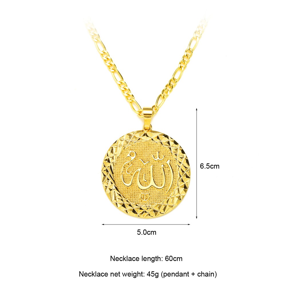 Kalung Arab Stainless Steel 24K Kalung Emas