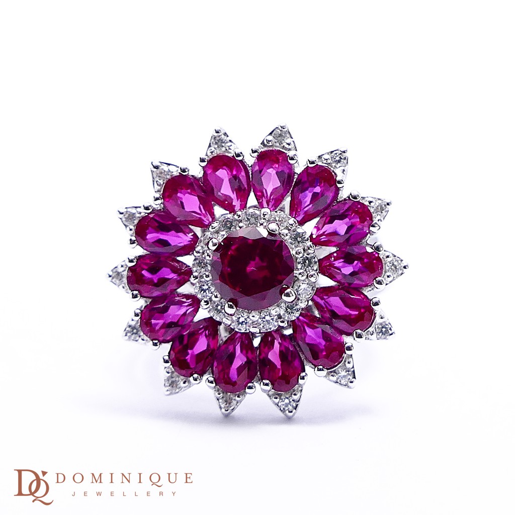 

Dominique Jewellery-Cincin Colour Stone 75% SNI DQC 1731