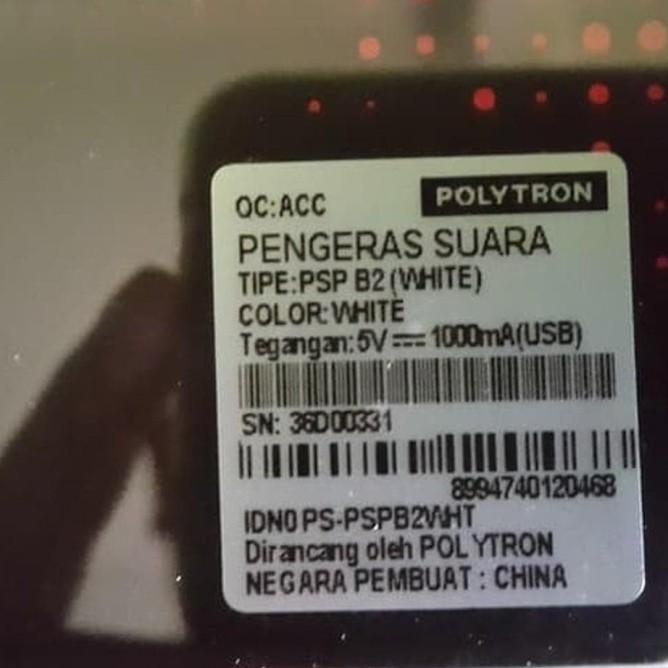 Jual Speaker Bluetooth Portable Music Box Polytron Muze Psp B2