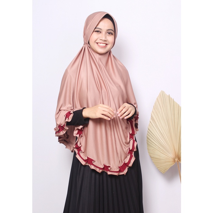 Kerudung Bergo/Jilbab Jumbo/Hijab Instan Tahira