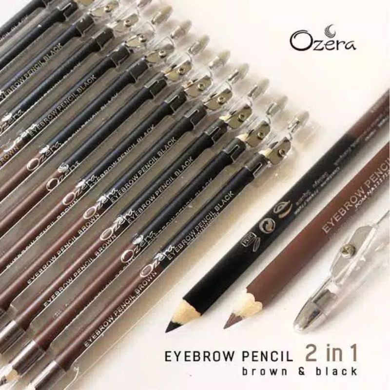 OZERA PENSIL ALIS 2IN1 + SERUTAN