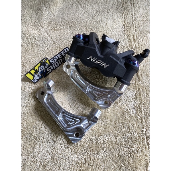 breket kaliper nissin africa brembo m4 brembo m50 for scoopy beat vario disc 260mm
