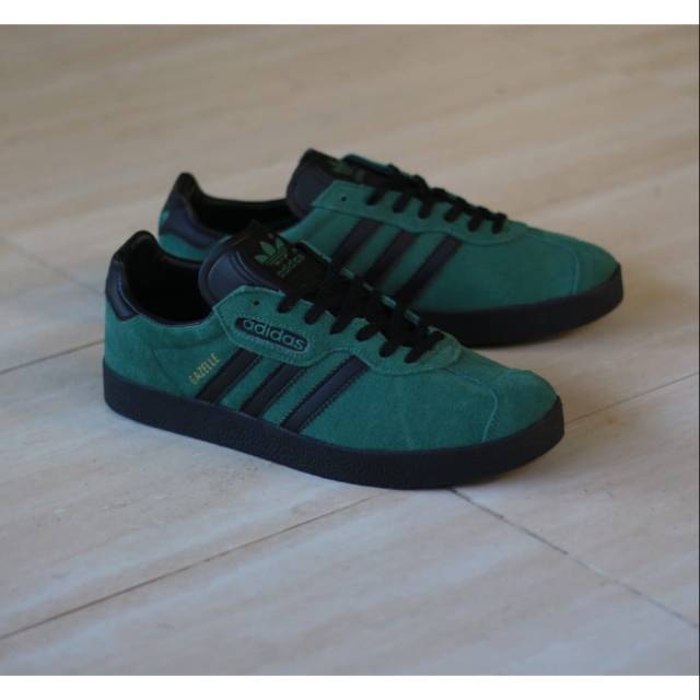 adidas gazelle dark green