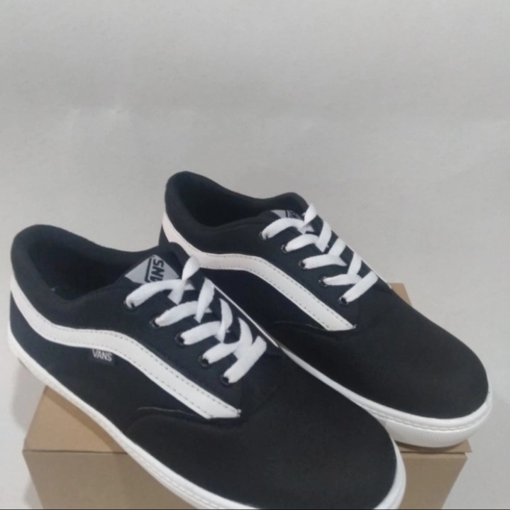 SEPATU VANS OLD SCHOOL SEPATU SNEAKERS PRIA WANITA SEPATU SEKOLAH - 42