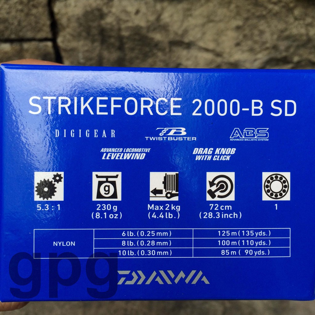 REEL DAIWA ASLI TYPE STRIKE FORCE 2000 B SD BERKUALITAS