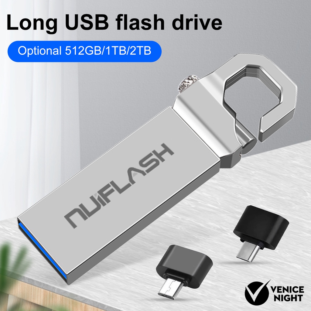 (SF) Flashdisk USB Bahan Logam Kapasitas 512GB / 1TB / 2TB