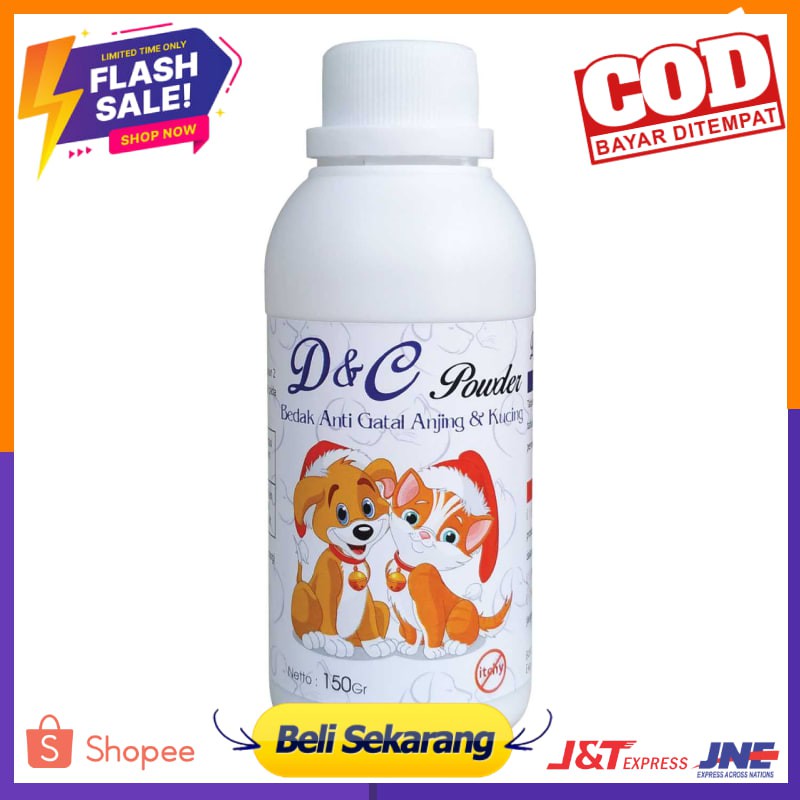 Bedak Anti Gatal Anjing Kucing 150Gr