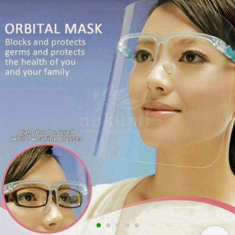 Face Shield Kacamata / Face Shield Kacamata Nagita (IMPOR)