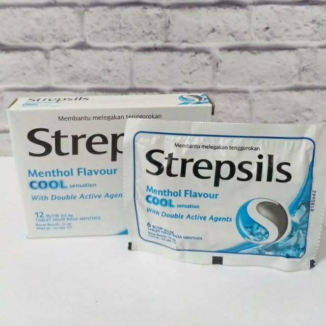 STREPSILS ISI 12 BUTIR MELEGAKAN TENGGOROKAN ORIGINAL, MENTHOL COOL, HONEY LEMON