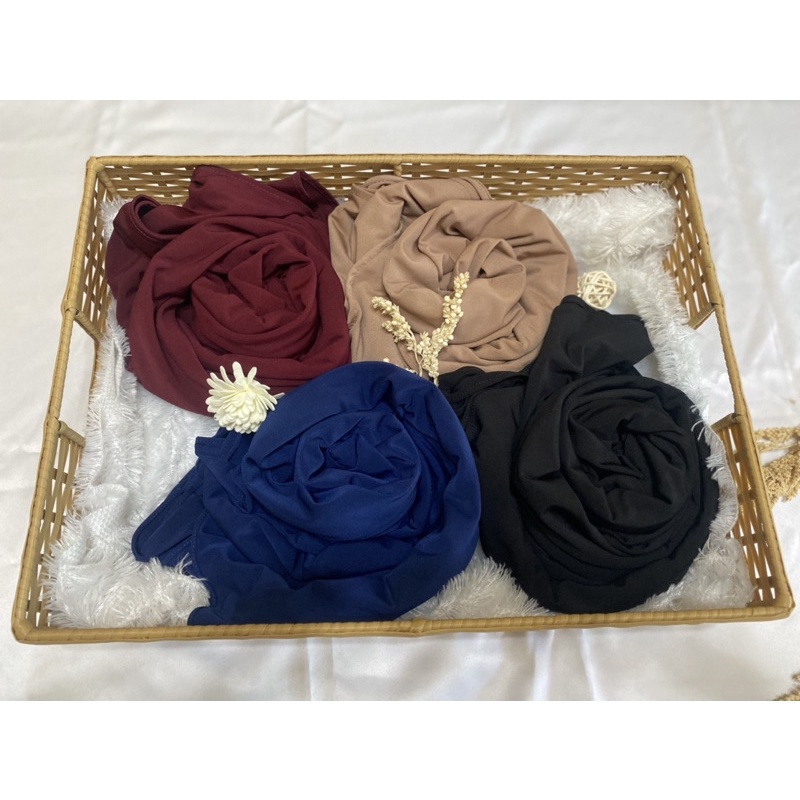 CLARISSA JILBAB INSTAN 4 model dalam 1 jilbab / jilbab pashmina instan/ segiempat instant