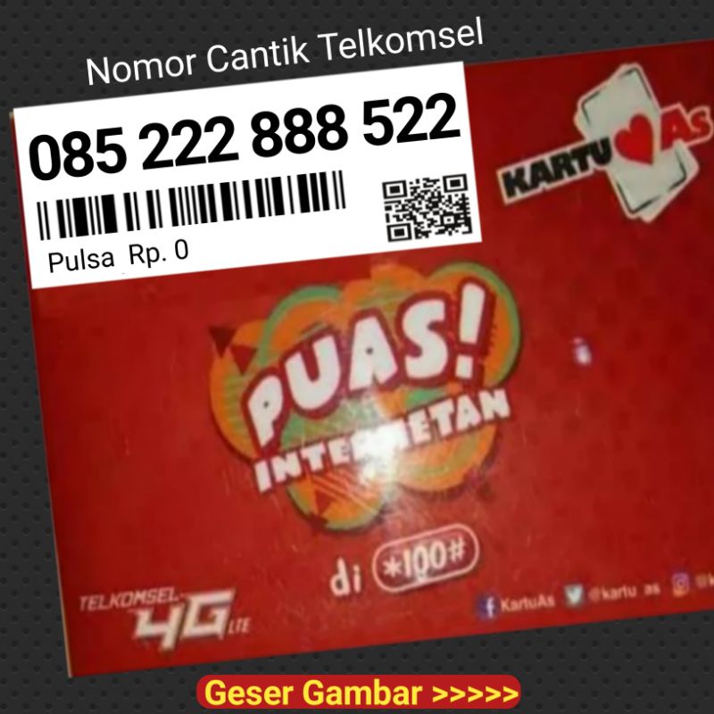 NOMOR CANTIK TELKOMSEL KARTU AS SIMPATI DOUBLE TRIPLE 222 888 999 HOKI Bukan Tahun KWARTET PANCA HEX