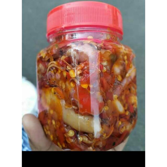 

Cumi asin sambal balado