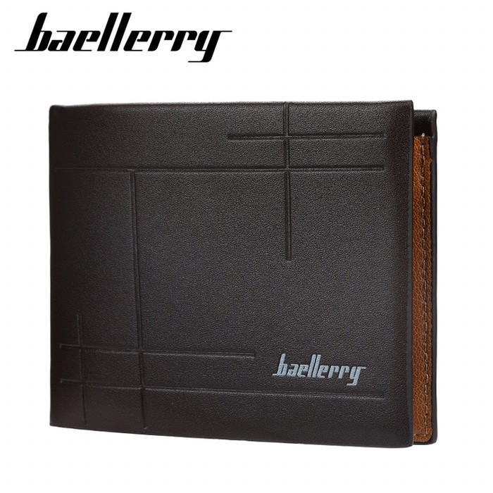 Dompet Pendek Lipat Kulit Pria Baellerry Wallet D0032